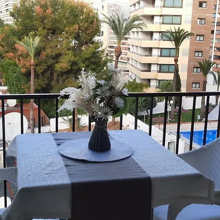 Appartement Happy Loix Wifi Aa Garage Gratuito à Benidorm Extérieur photo